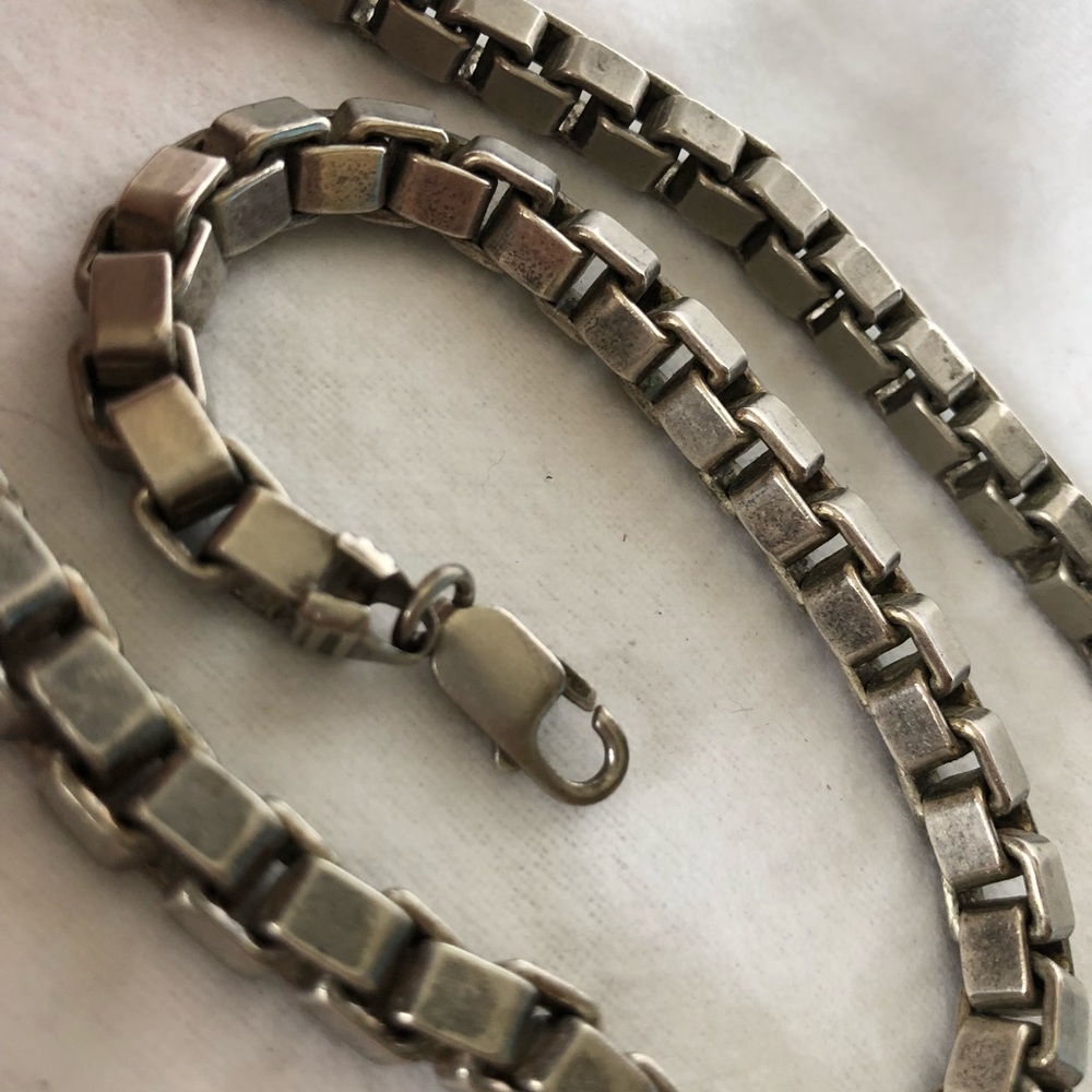 Silver 925 chained necklace